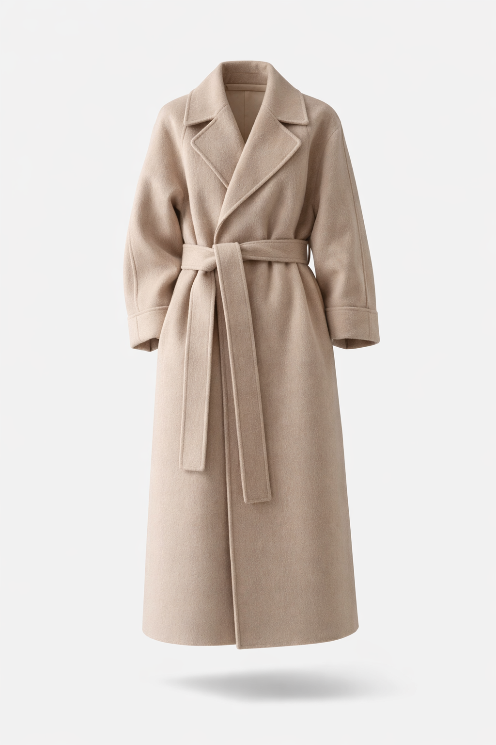 Caith | Elegant Belted Long Coat