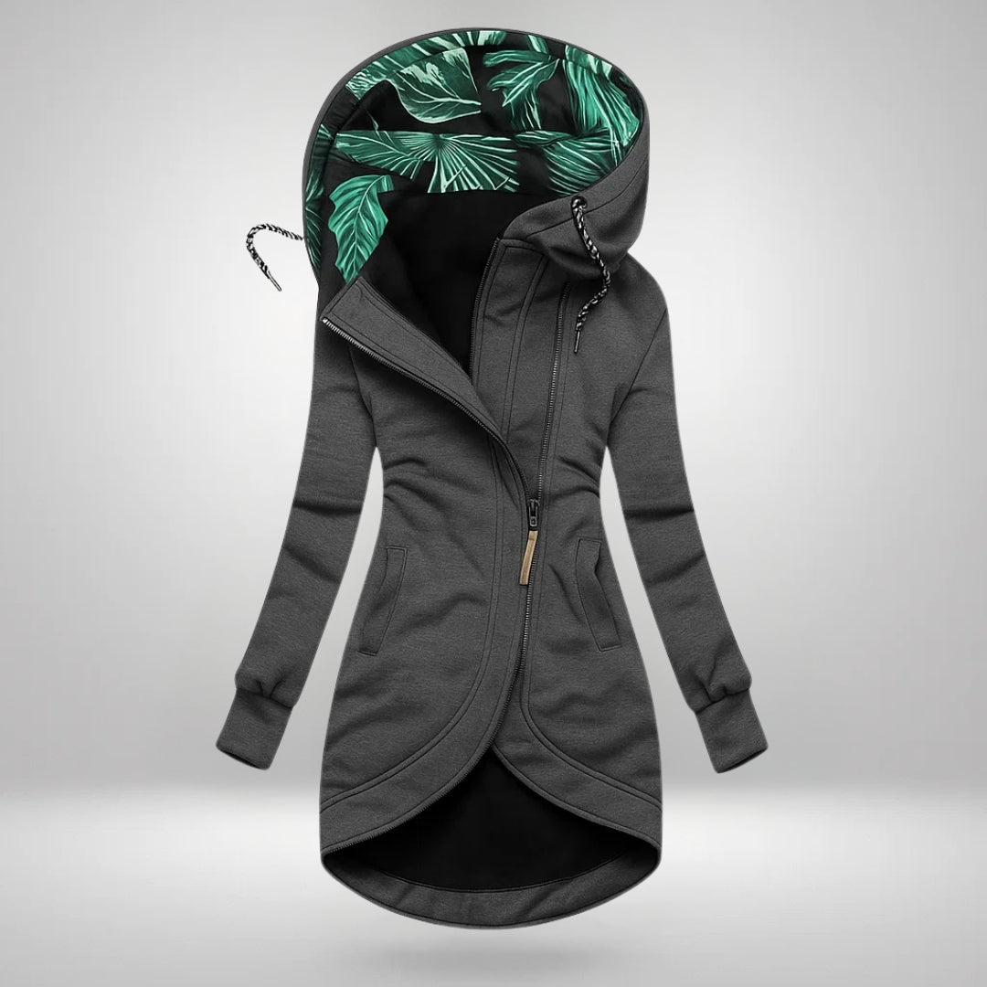 Daisy | Women’s Long Hooded Quilted Coat