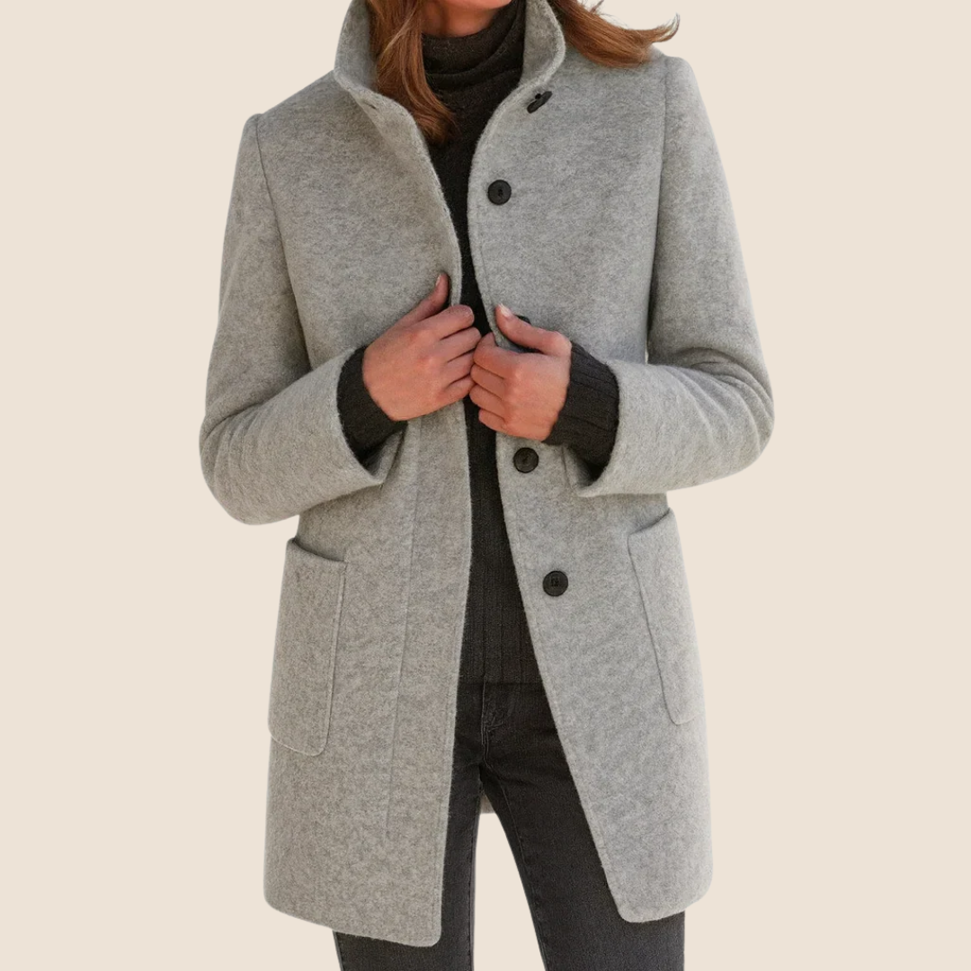 Vanessa | Elegant Midi Wool Coat