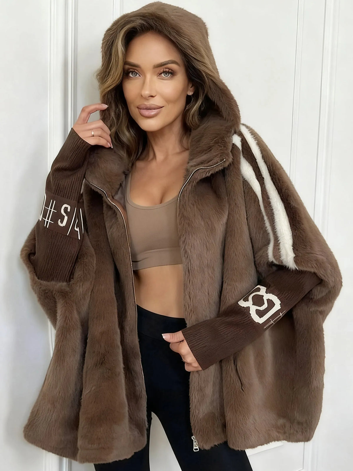 Ellah | Oversized Faux Fur Winter Coat