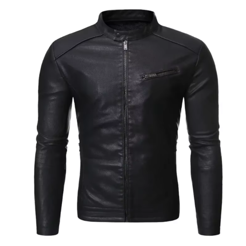 Cash | Elegant Leather Jacket