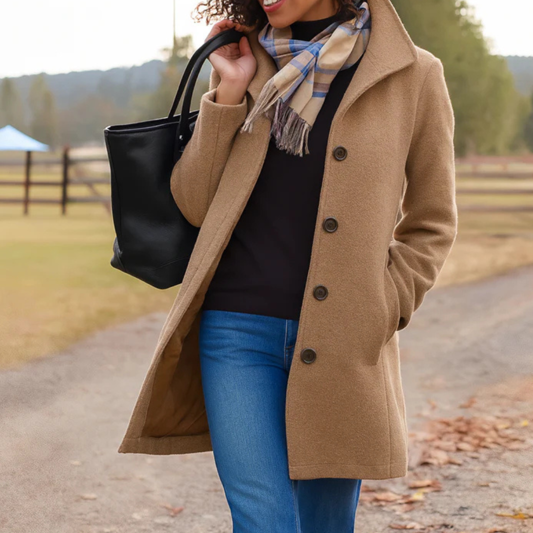 Lyzia | Classic Coat for Chilly Days