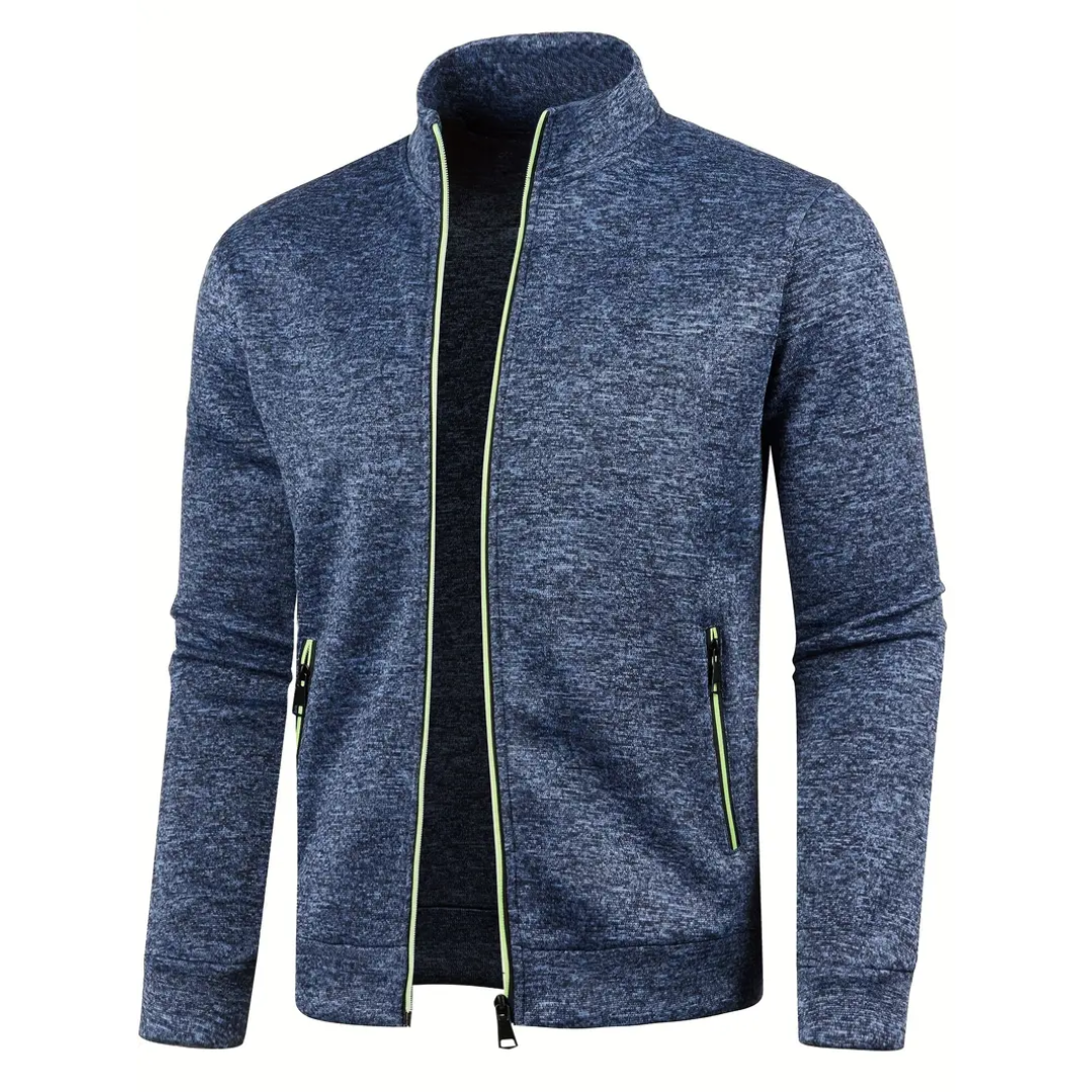 Clint | Classic Zip-Up Knit Jacket