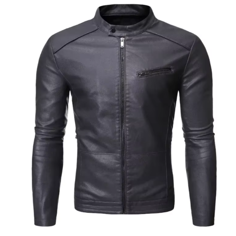 Cash | Elegant Leather Jacket