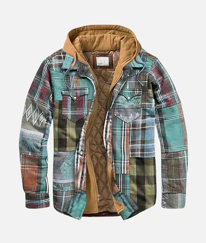 Hudson | Patchwork Check Jacket