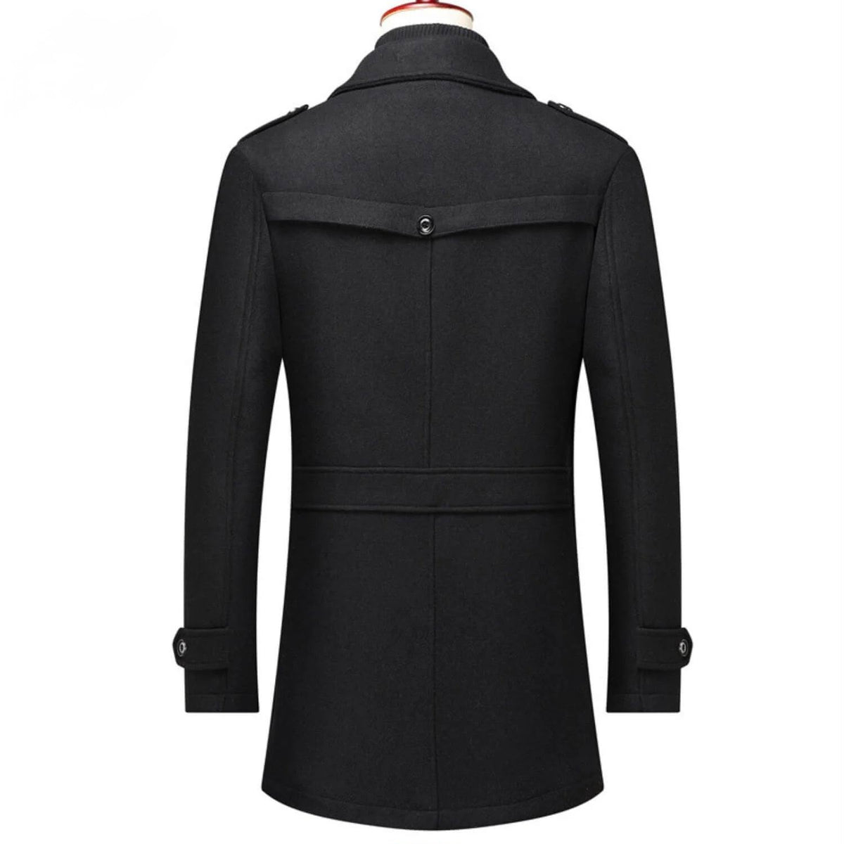 WoolGuard | Wool Blend, Double Collar & British Heritage Style Winter Coat