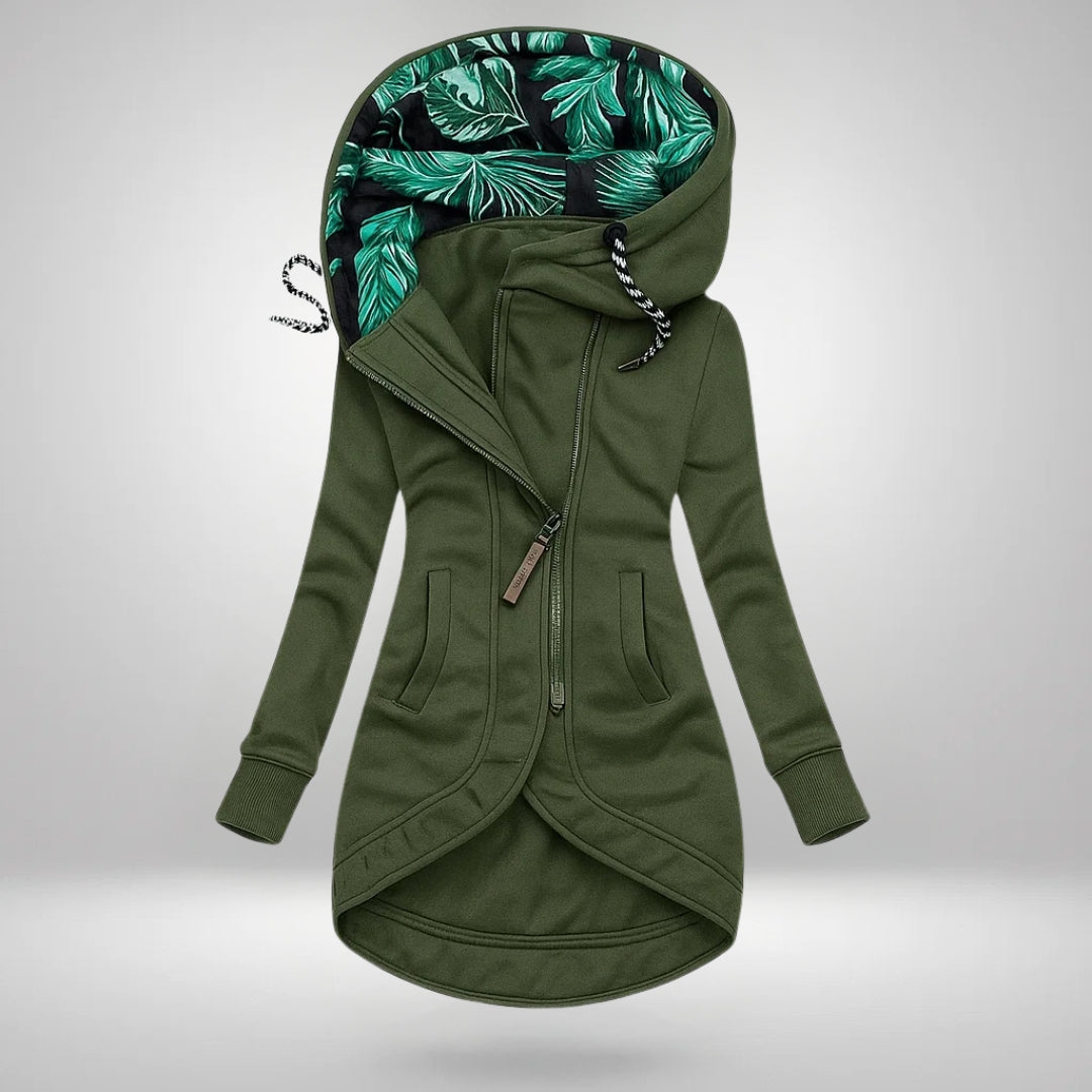 Daisy | Women’s Long Hooded Quilted Coat