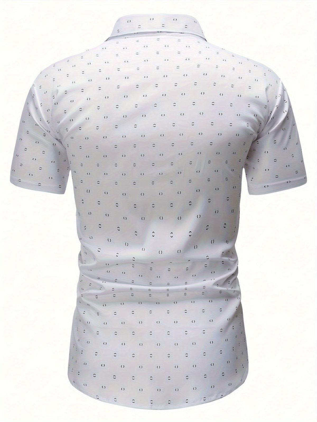 Aaron | Printed Short Sleeve Shirt for Tailored Summer Style