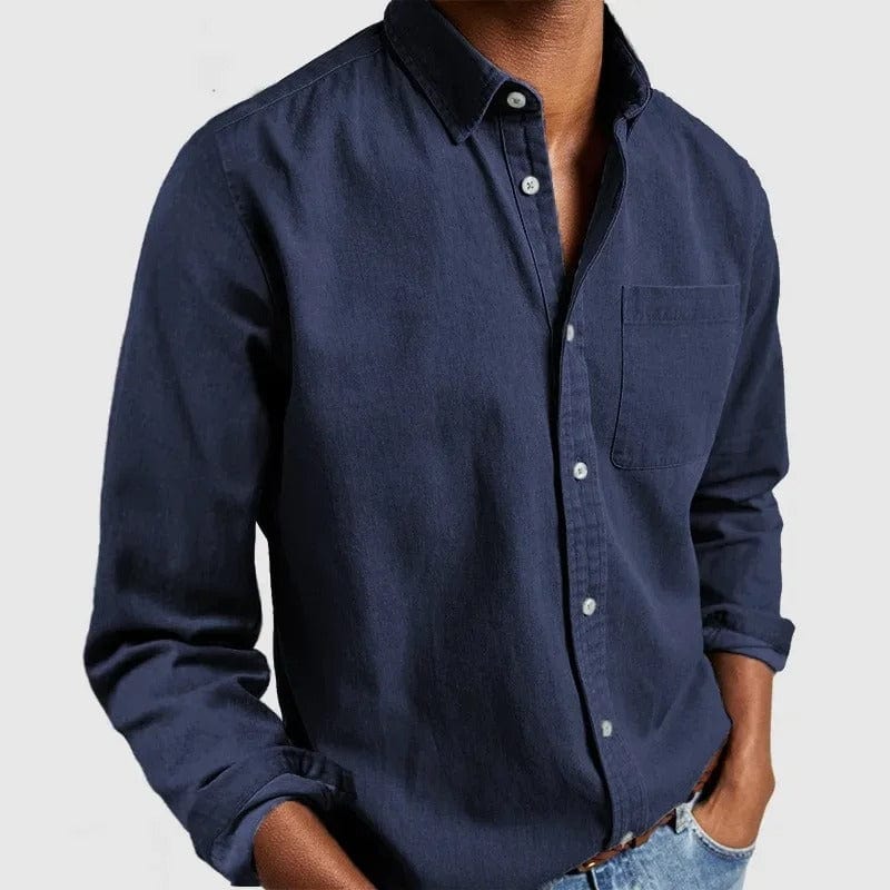 Caleb | Classic Button-Up Shirt, Versatile Fit