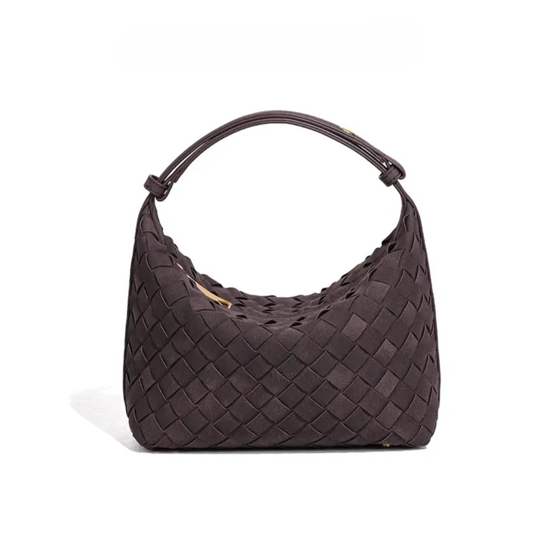 Alva | Matte Woven Structured Handbag
