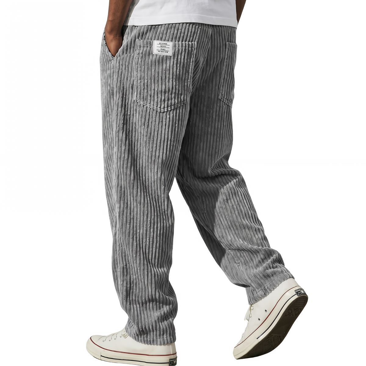 Mathew | Men's Corduroy Pants with Elastic Waist