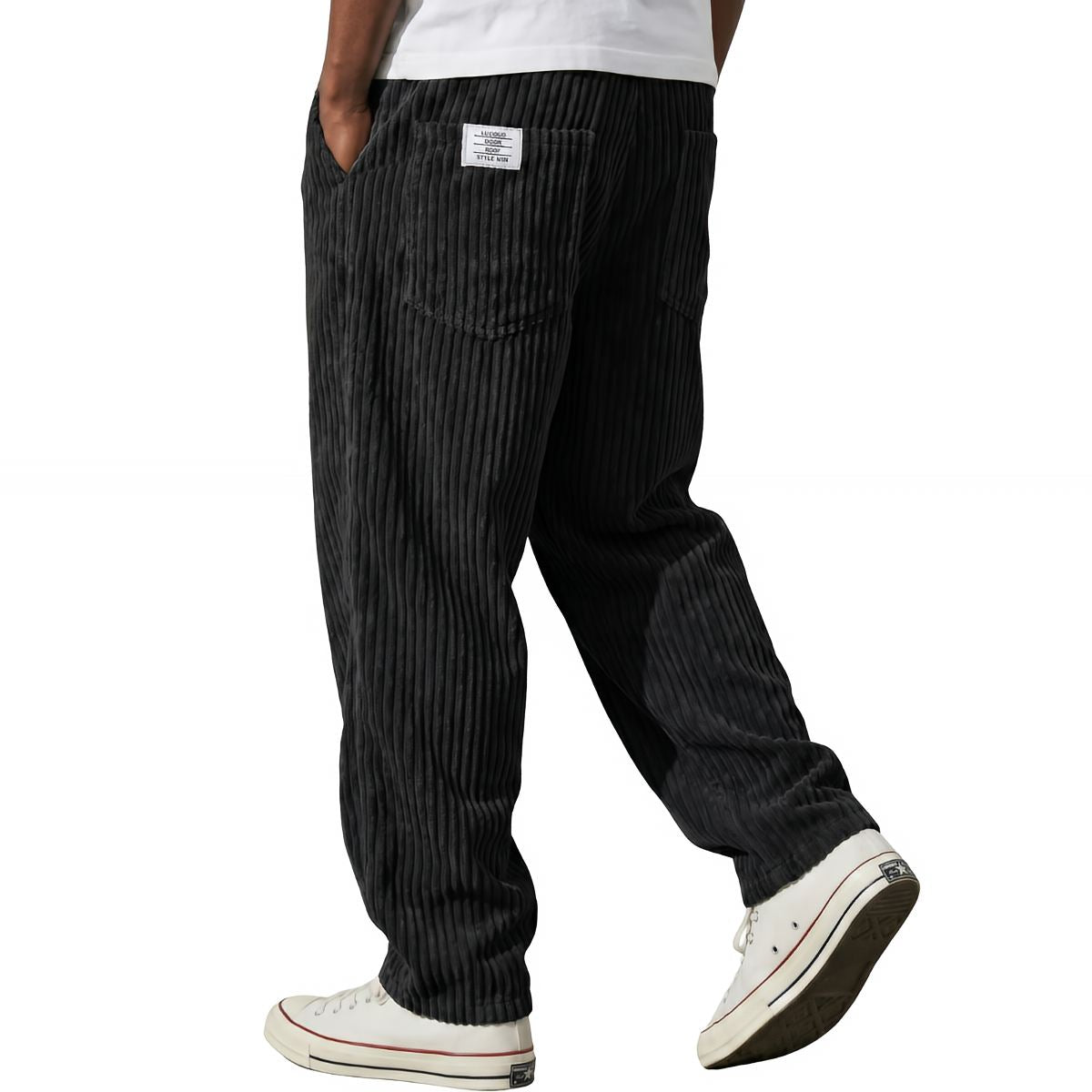 Mathew | Men's Corduroy Pants with Elastic Waist