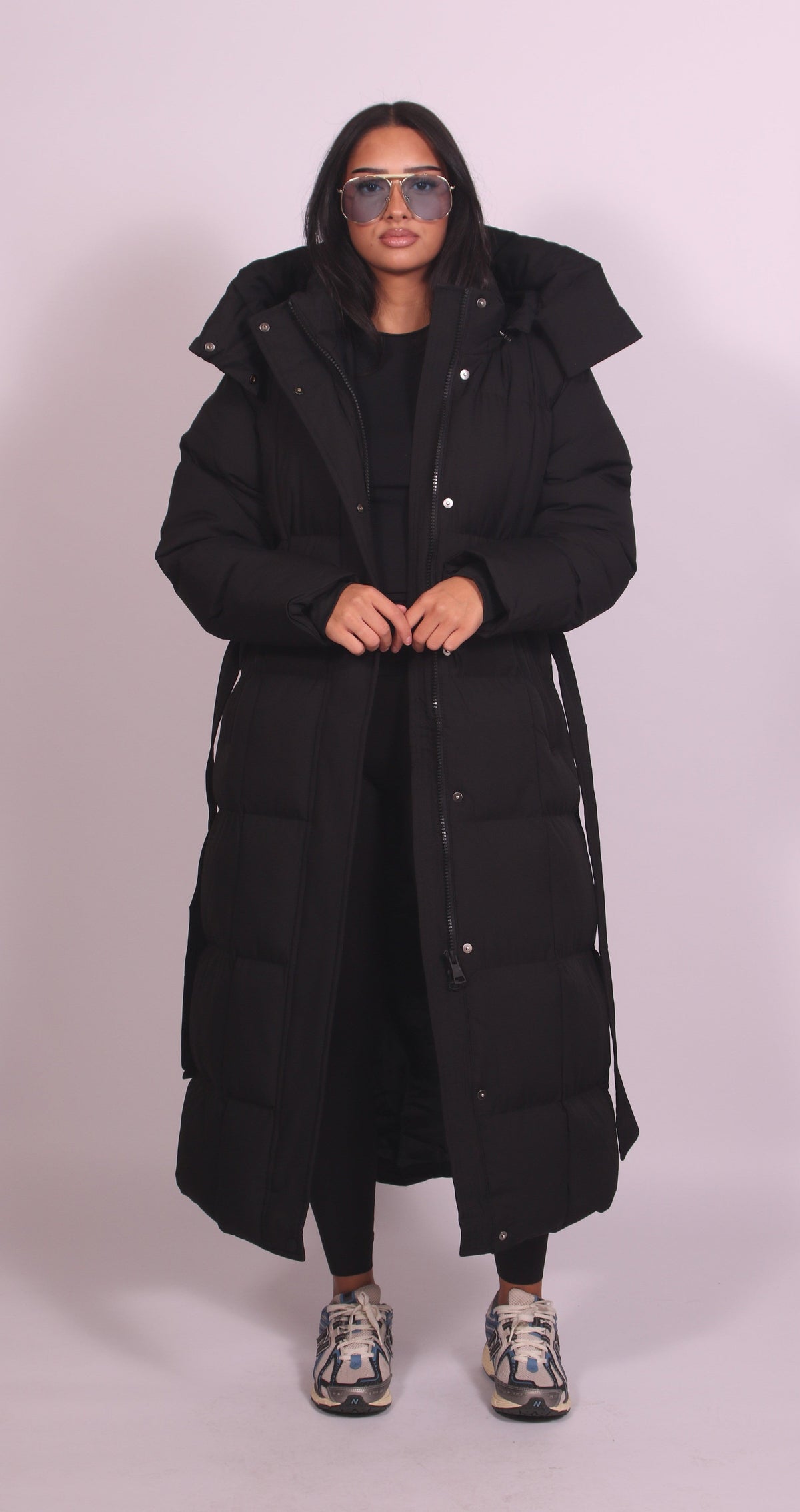 Denise | Hooded Puffer Longline Coat