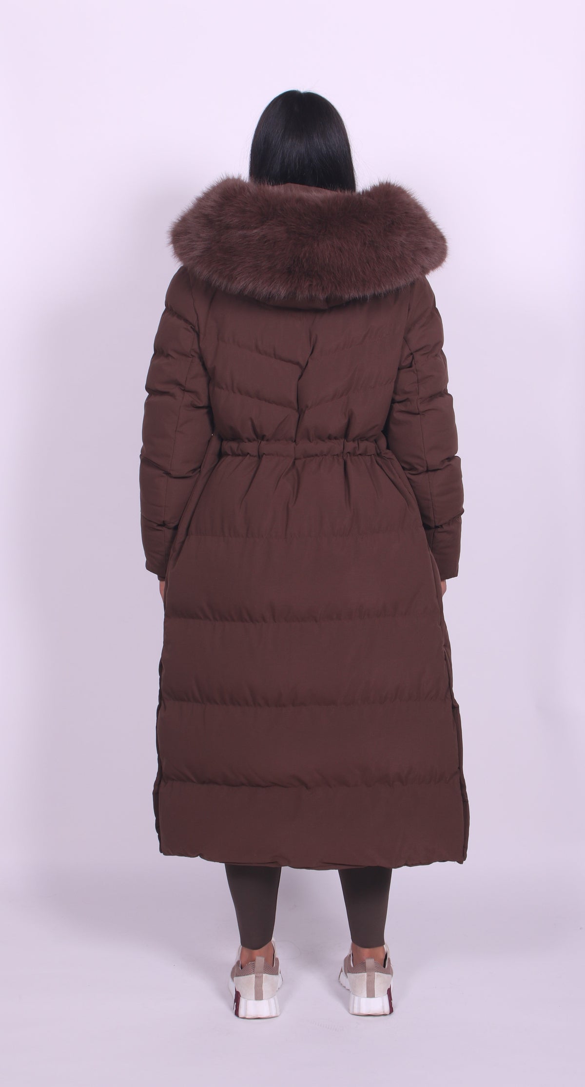 Alissa | Fur Hooded Longline Winter Coat