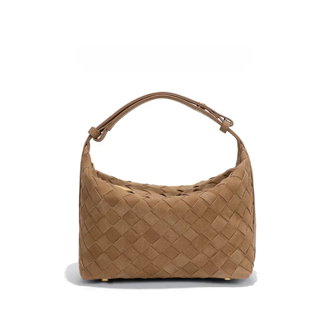 Alva | Matte Woven Structured Handbag