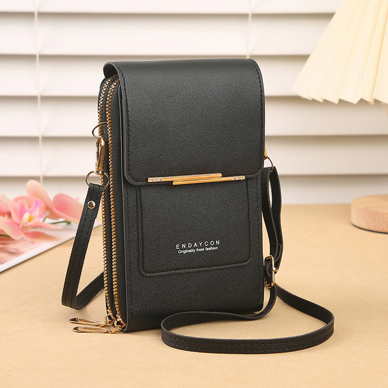 Zaley | Stylish Mobile Phone Messenger Bag with Touch Screen