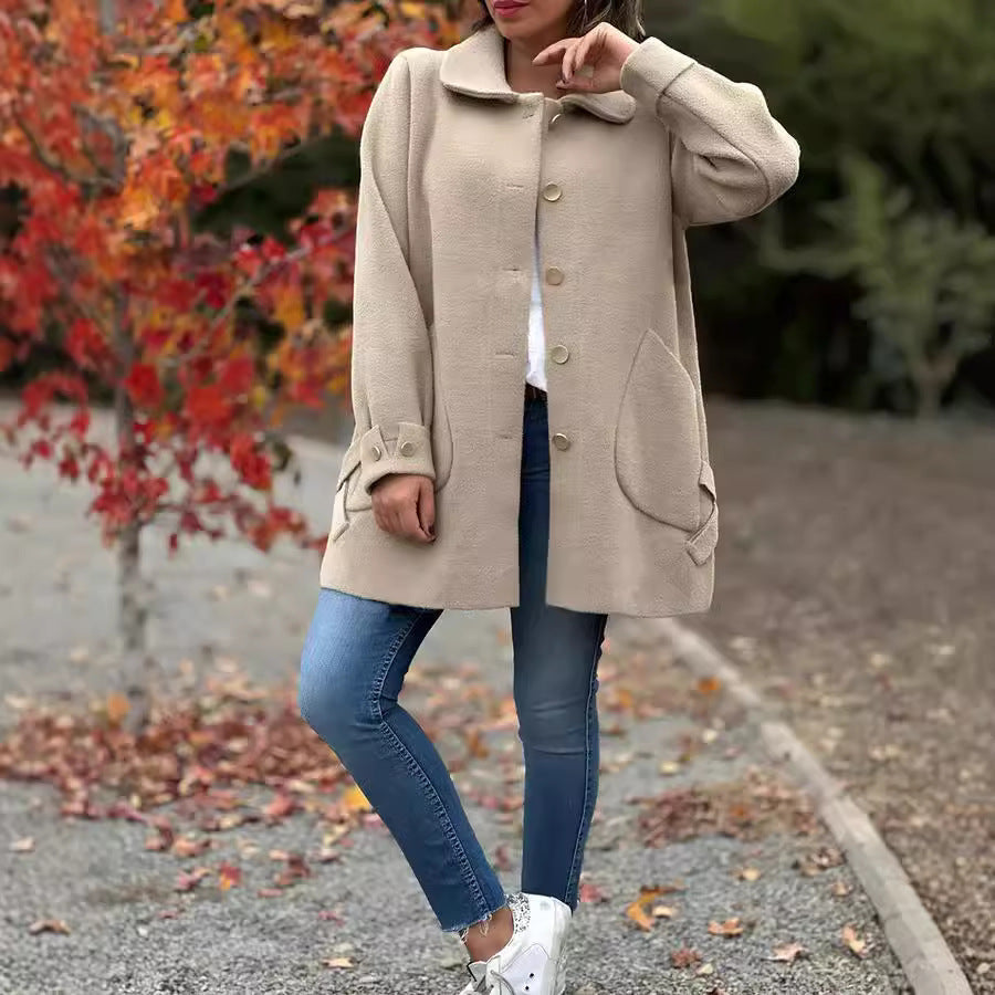 Mariah | Classic Oversized Buttoned Coat