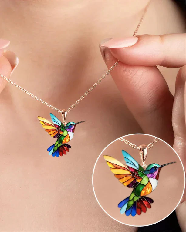 Maria | Hummingbird Necklace & Earrings