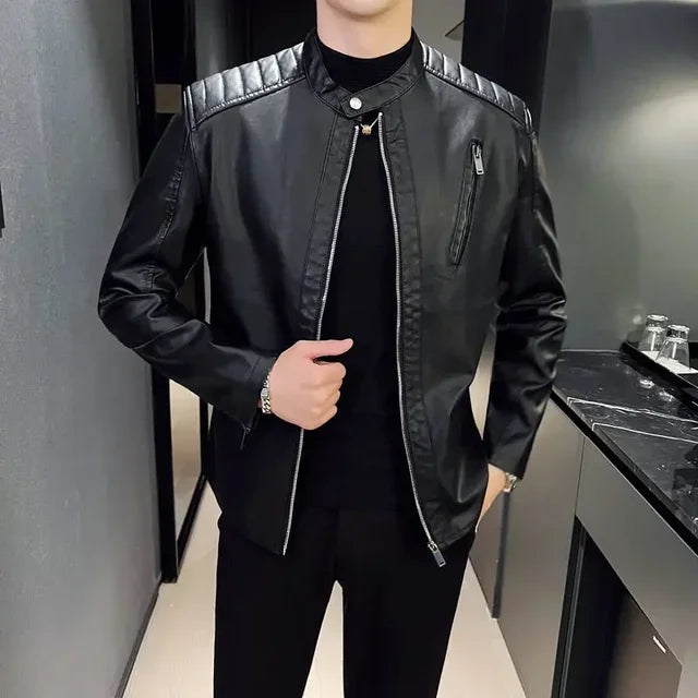 Cain | Elegant Leather Jacket