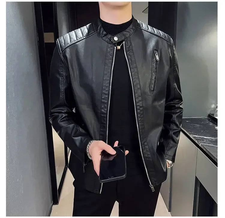 Cain | Elegant Leather Jacket