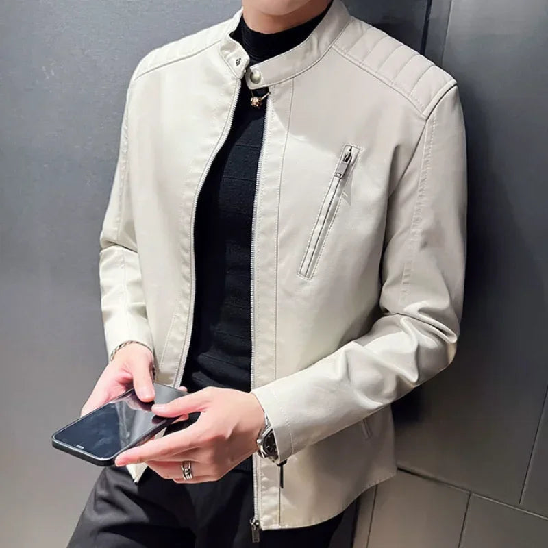 Cain | Elegant Leather Jacket