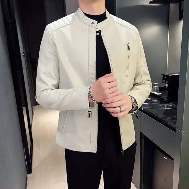 Cain | Elegant Leather Jacket