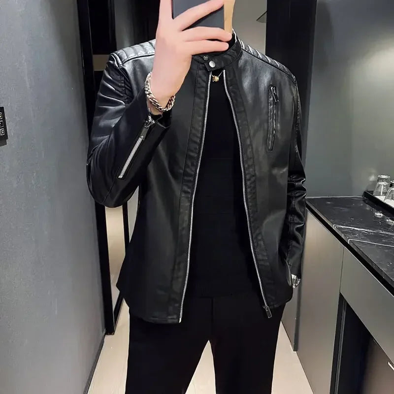 Cain | Elegant Leather Jacket