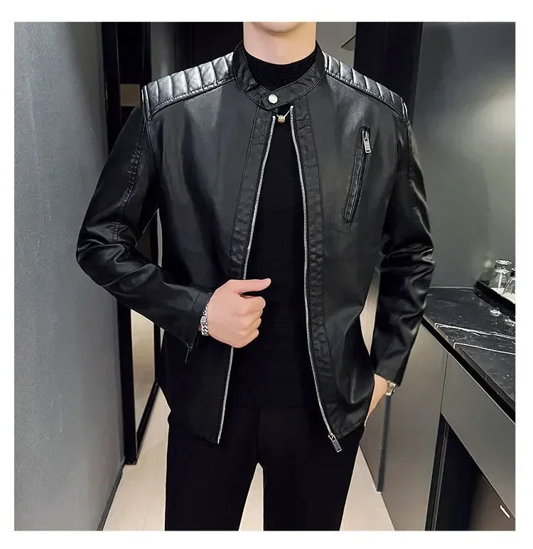 Cain | Elegant Leather Jacket