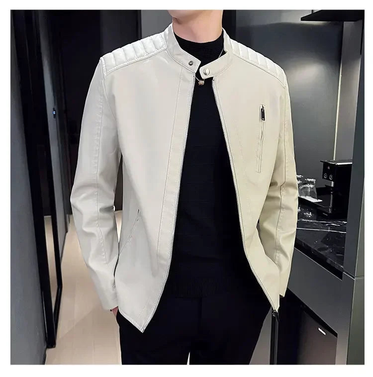 Cain | Elegant Leather Jacket