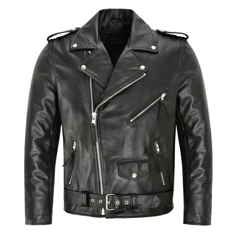 Andrei | Timeless Leather Bomber Jacket
