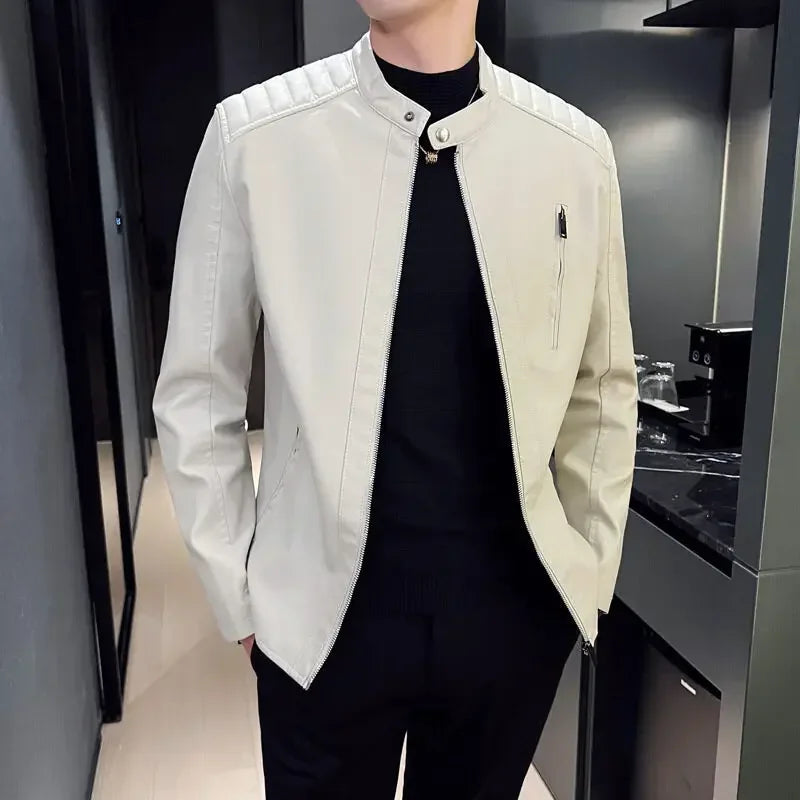 Cain | Elegant Leather Jacket