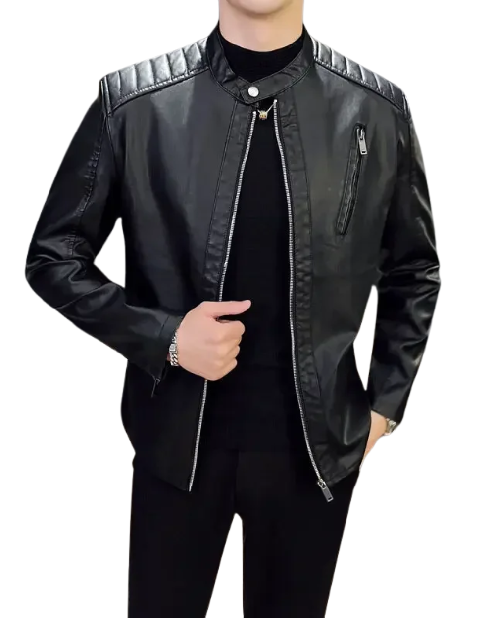 Cain | Elegant Leather Jacket