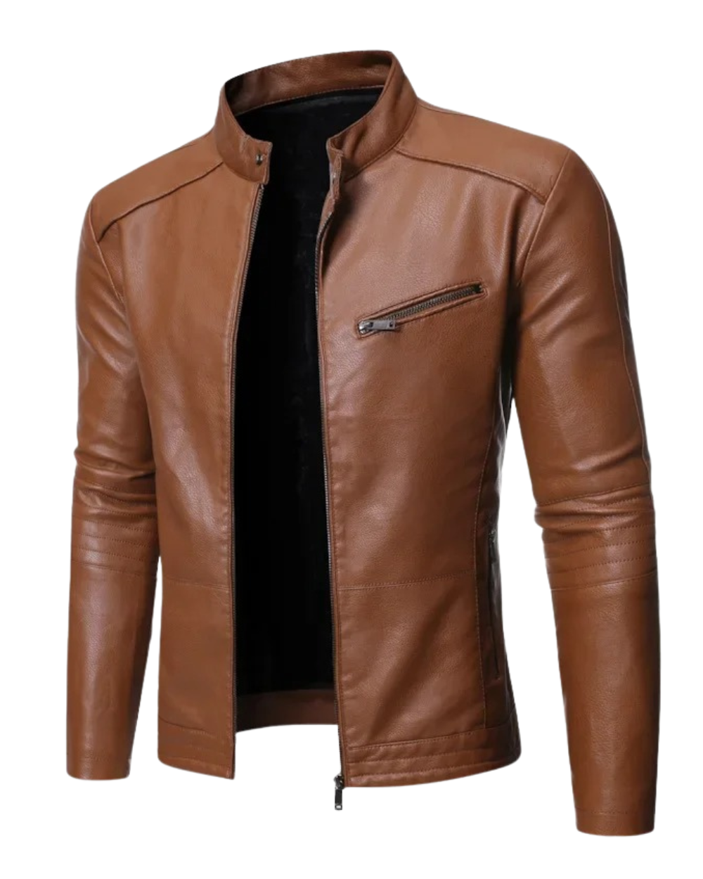 Cash | Elegant Leather Jacket