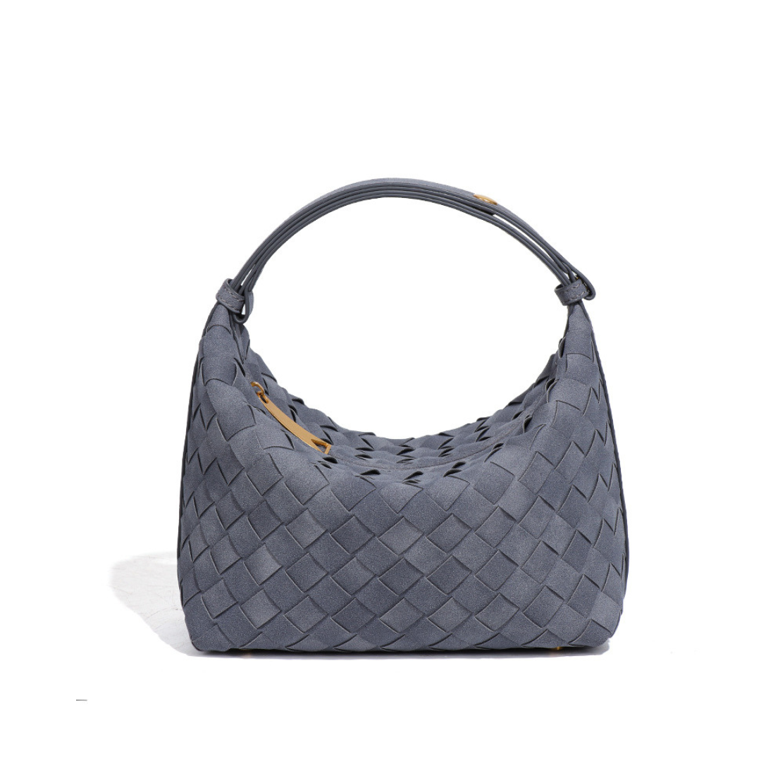 Alva | Matte Woven Structured Handbag