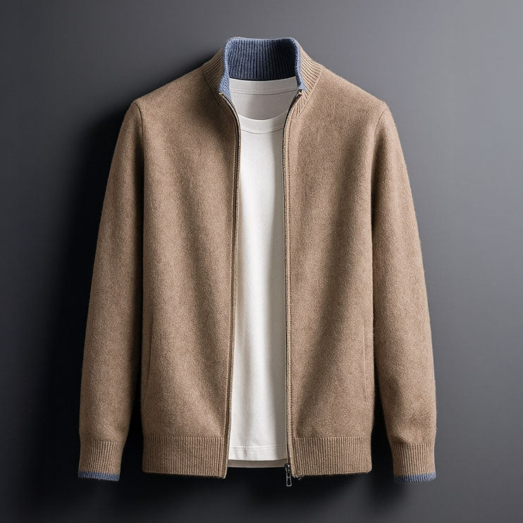 Robbie | Knitted Zip Jacket