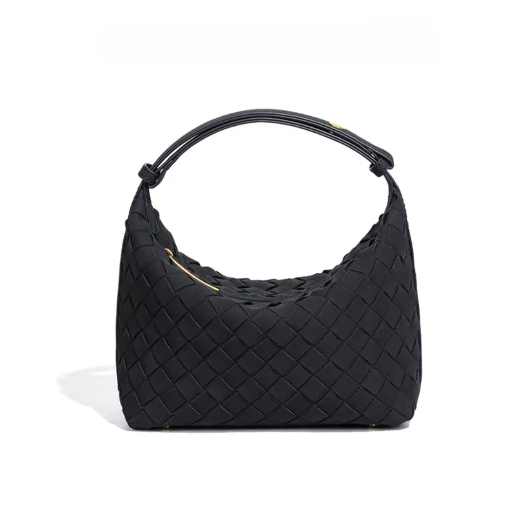 Alva | Matte Woven Structured Handbag