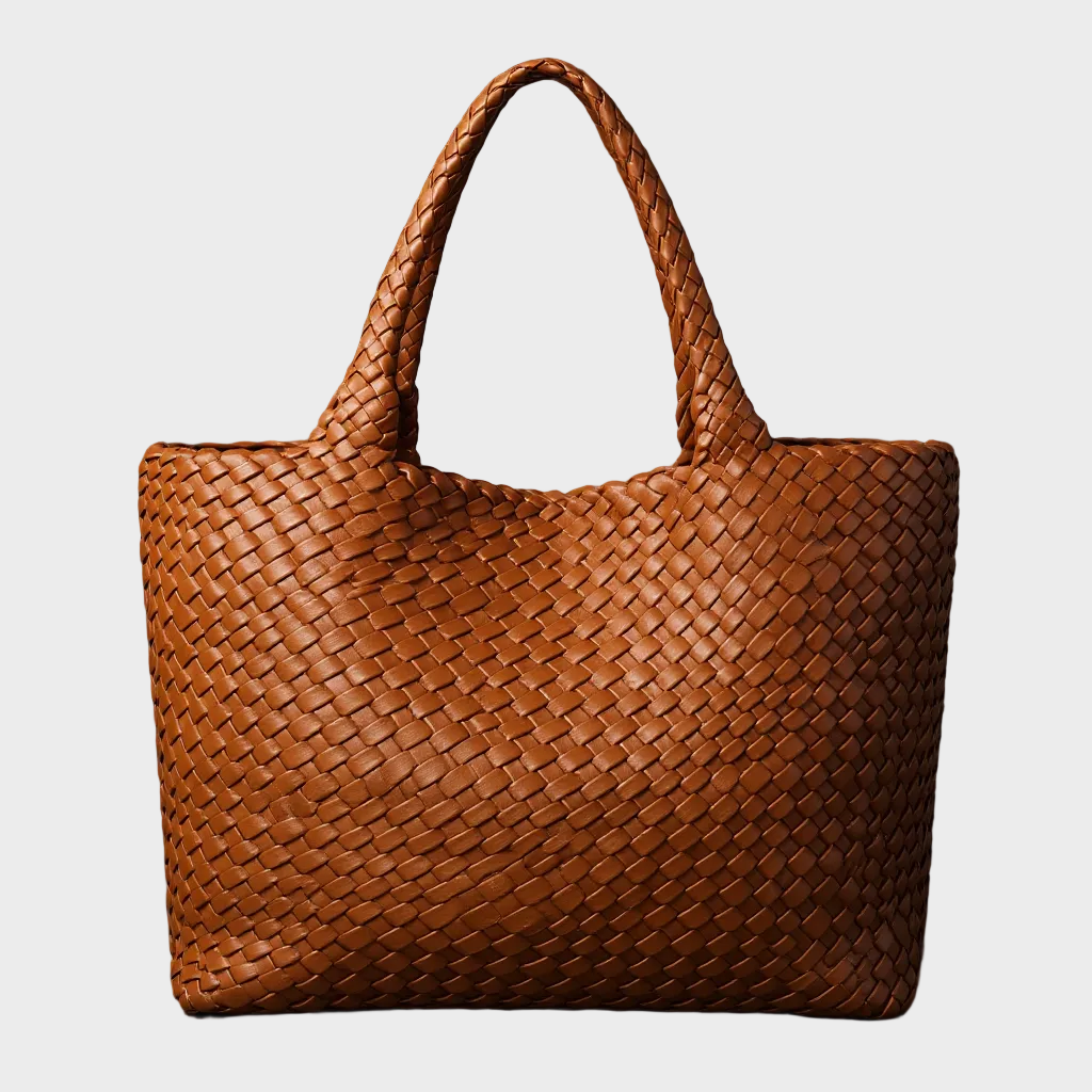 Rissa | Handwoven Leather Tote Bag
