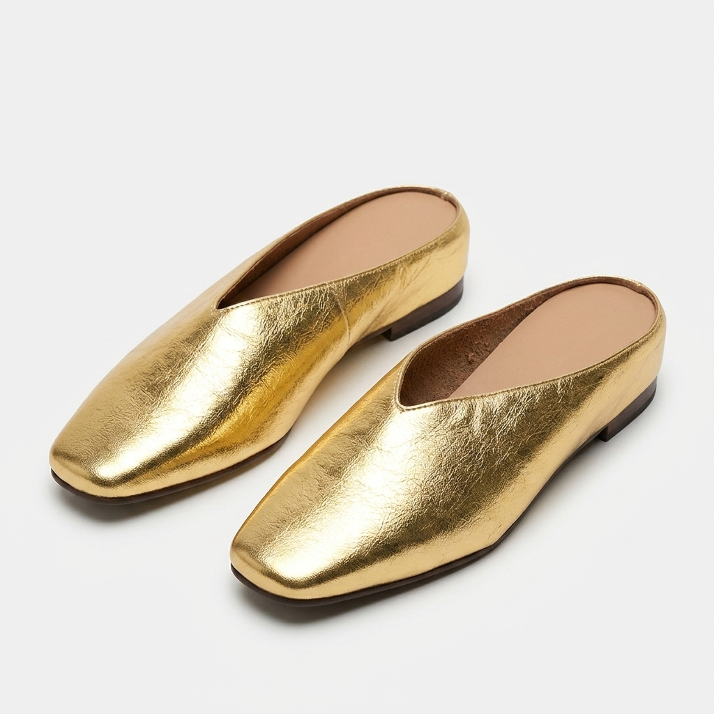 Nash | Elegant Orthopedic V-Cut Mule