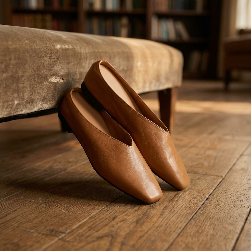 Nash | Elegant Orthopedic V-Cut Mule