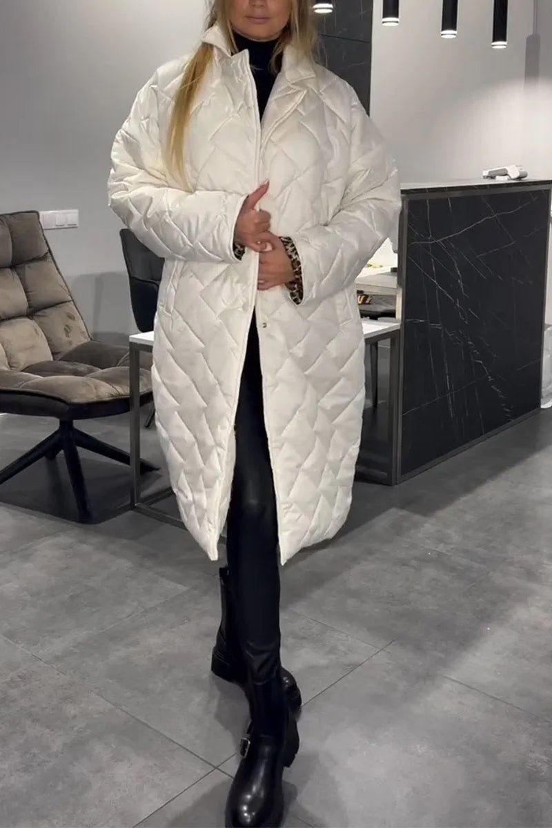 Kensington | Luxe Quilted Jacket With Leopard Lining