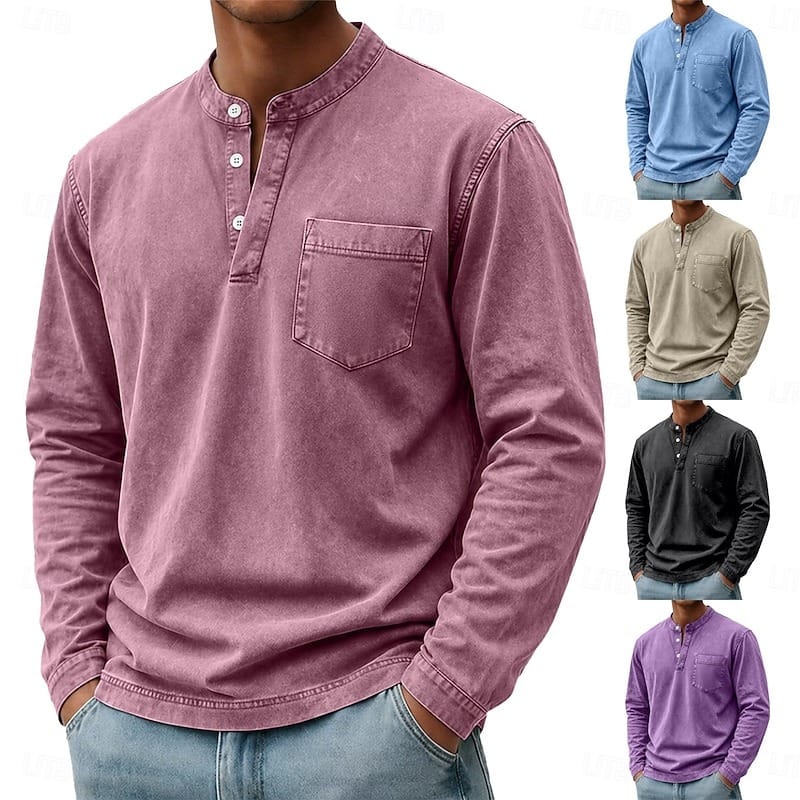Stanley | Saltwater Long Sleeve Henley