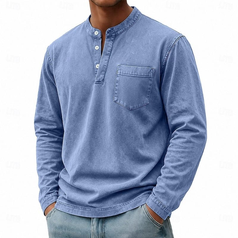 Stanley | Saltwater Long Sleeve Henley