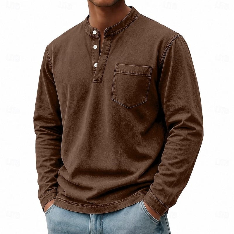 Stanley | Saltwater Long Sleeve Henley