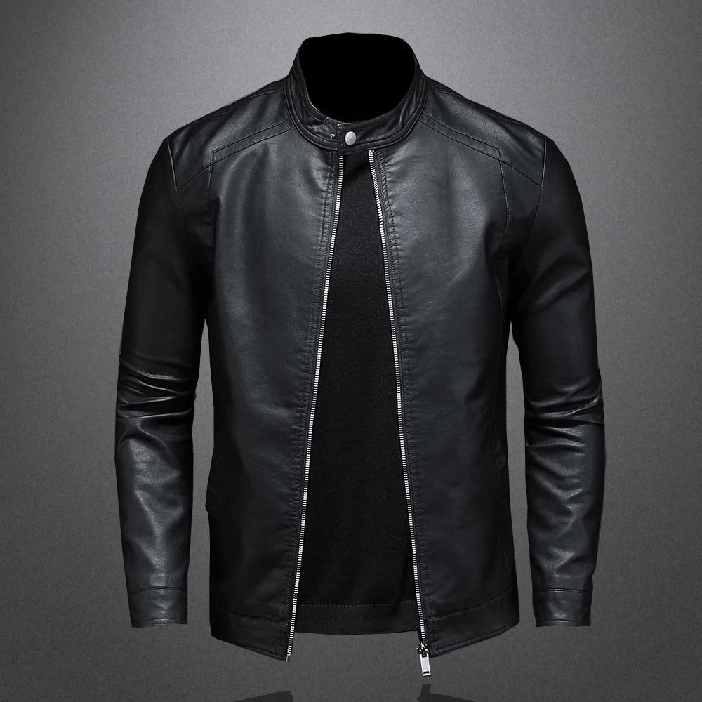 Hank | Classic Leather Jacket