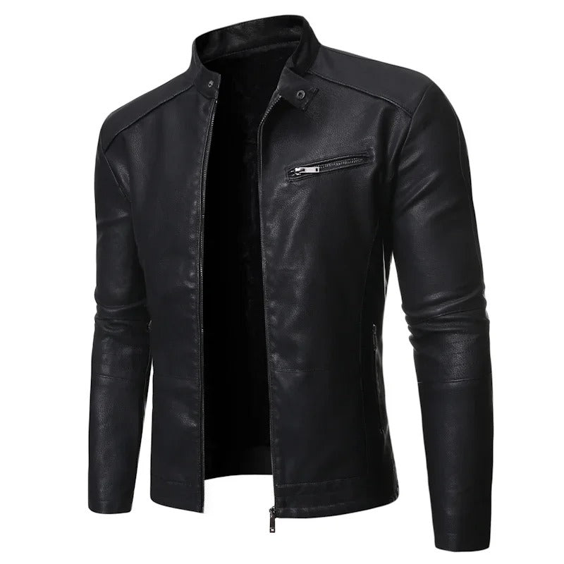 Cash | Elegant Leather Jacket