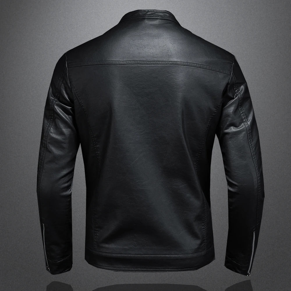 Hank | Classic Leather Jacket