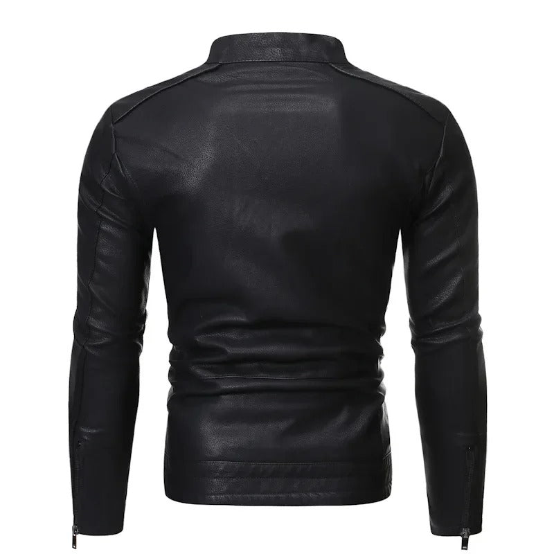 Cash | Elegant Leather Jacket
