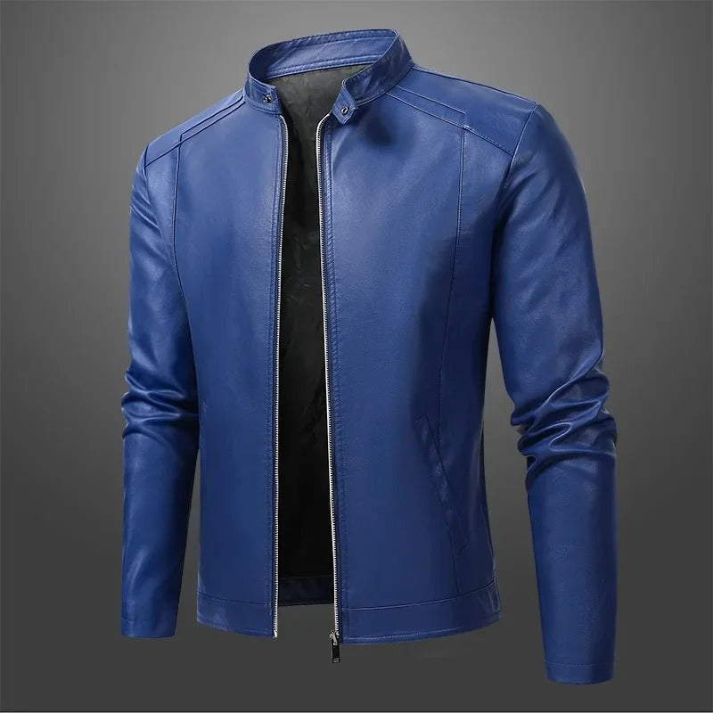 Cruz | Elegant Men's Biker Leather Jacket