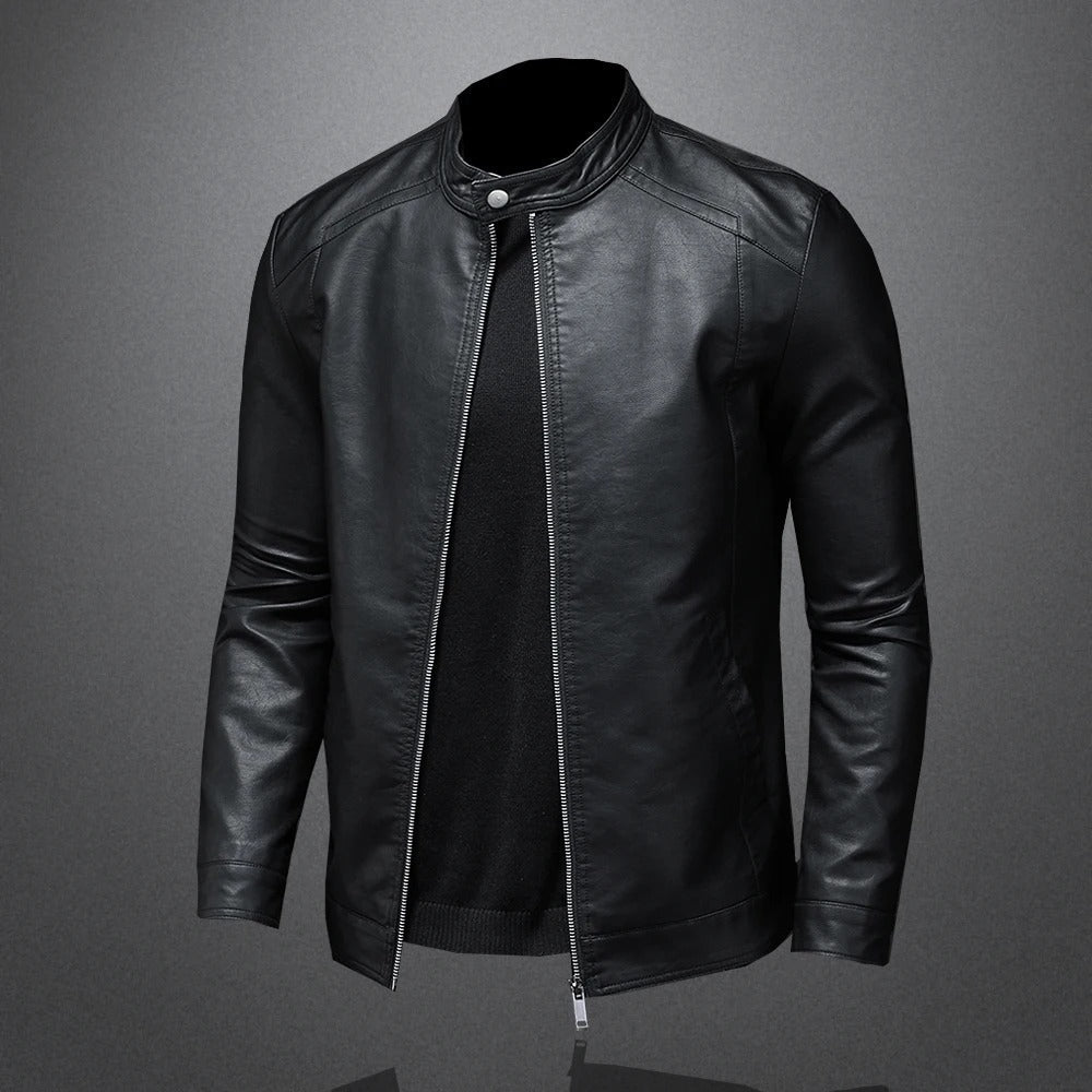 Hank | Classic Leather Jacket