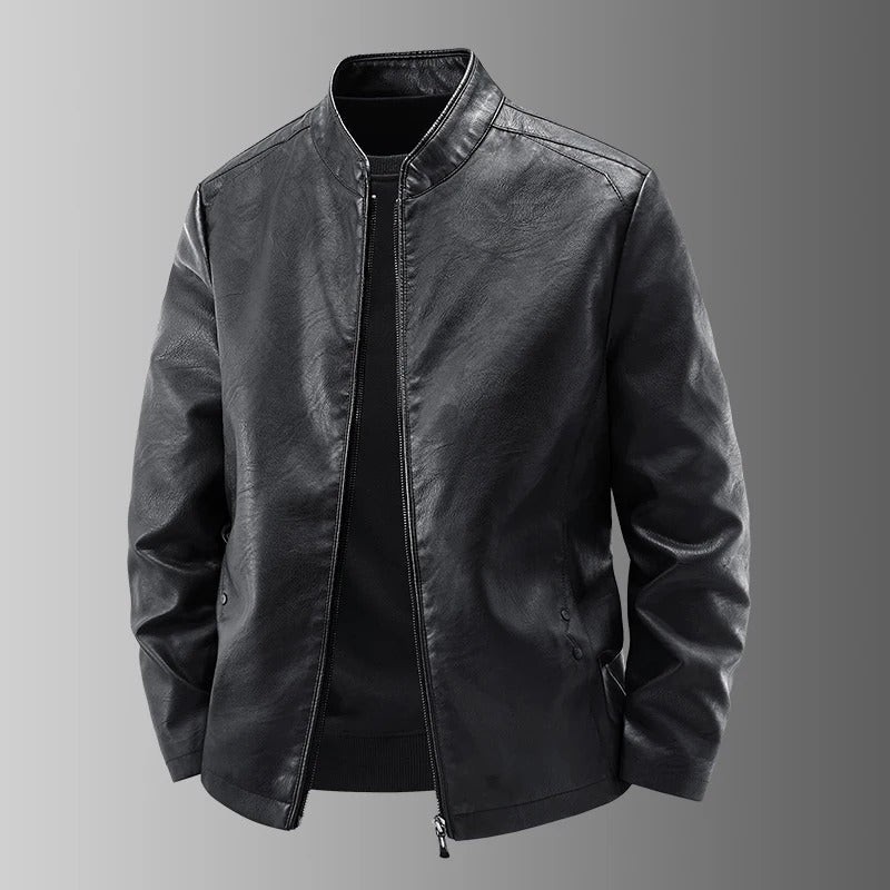 Axel | Leather Biker Jacket